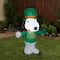 3.5ft. Airblown&#xAE; Inflatable St. Patrick&#x27;s Day Snoopy